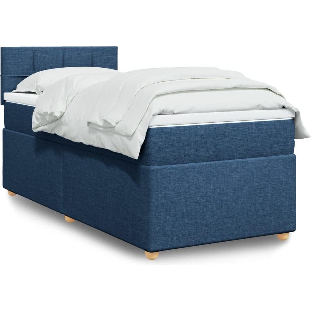 VidaXL, Bett, Bo x springbett mit Matratze 120 x 190 cm Stoff (120 x 190 cm)