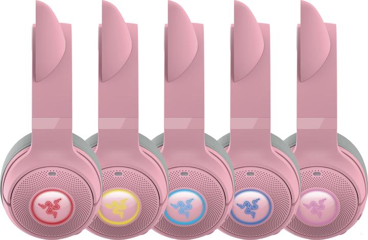 Actual product image Razer Kraken Kitty V2 - Quartz Ed. (Wireless)