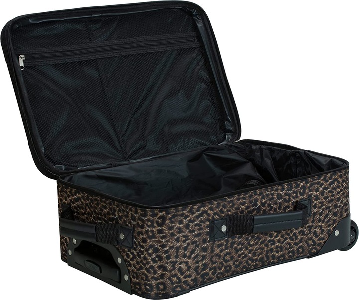 Immagine prodotto Rockland Set di valigie Vara Softside 3 pezzi (Bagaglio a mano (fino a 50 litri), M (50 - 90l), L (90 - 115l))