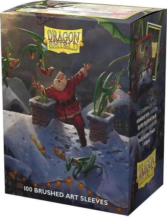 Produktbild Arcane Tinman Dragon Shield Brushed Art Sleeves - Christmas 2023 - Standard Size (100)