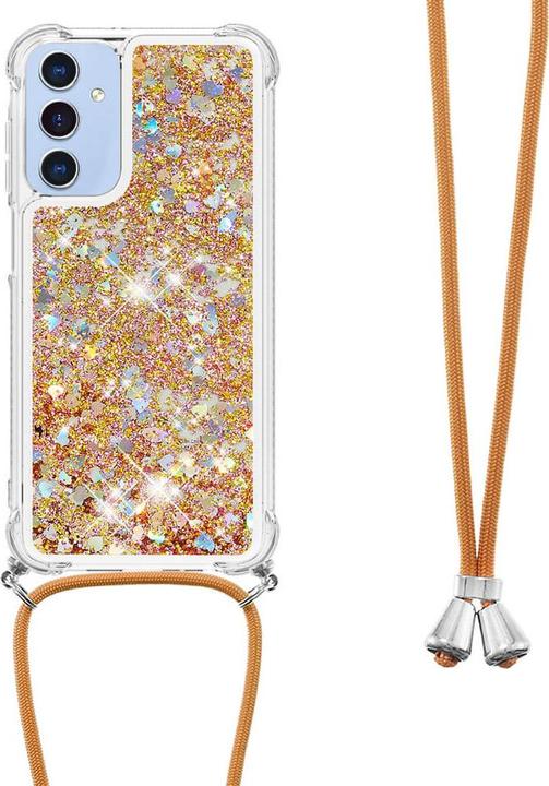 Actual product image Cover-Discount Galaxy A17 / A26 - Glitzer Hülle mit Kordel (Samsung Galaxy A26, Samsung Galaxy R)