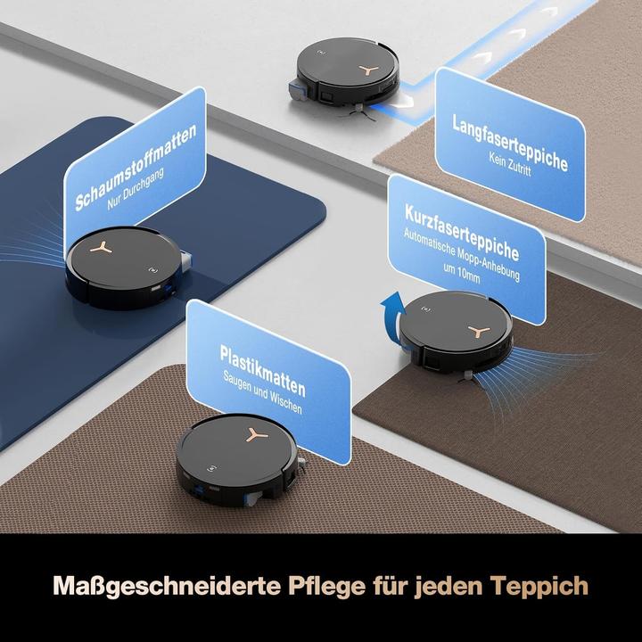 Produktbild Ecovacs X8 Pro Omni (18000 Pa, Wischrolle)