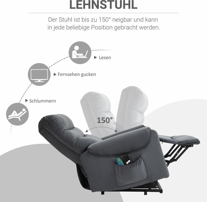 Image du produit Homcom Fauteuil de télévision