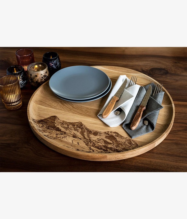 Produktbild Panorama Knife Holzbrett Eiger, Mönch, Jungfrau