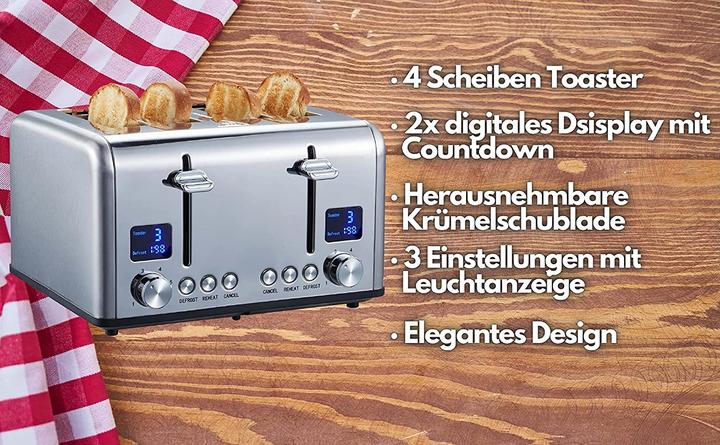 Actual product image Steinborg Toaster long slot