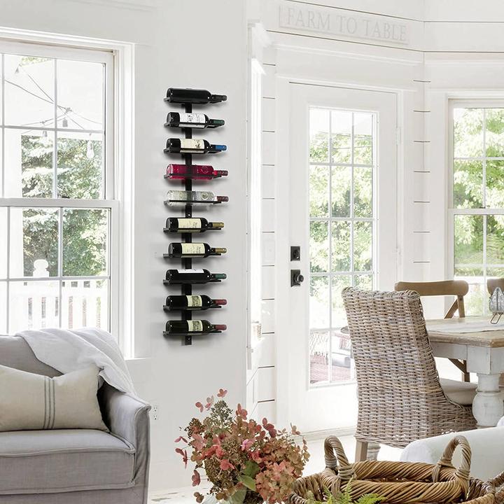 Actual product image Yaheetech Bottle rack (27 x 9 x 116 cm, 10 Fl.)