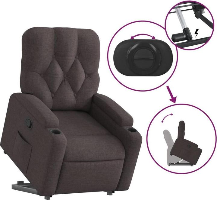 Image du produit vidaXL Relaxsessel mit Aufstehhilfe