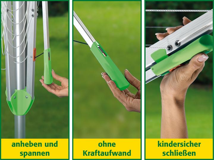 Actual product image Juwel Laundry dryer Novaplus 600 Lift Laundry mute + automatic tensioner, floor socket