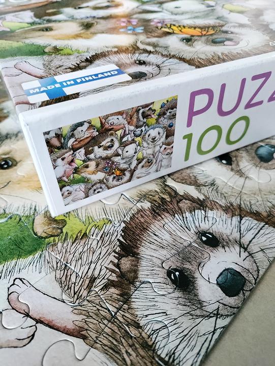 Produktbild Tactic Puzzle Lovers Hedgehogs 100 pcs puzzle (100 Teile)