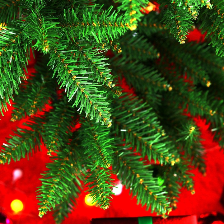 Produktbild Homcom Tannenbaum mit Metallständer (210 cm)