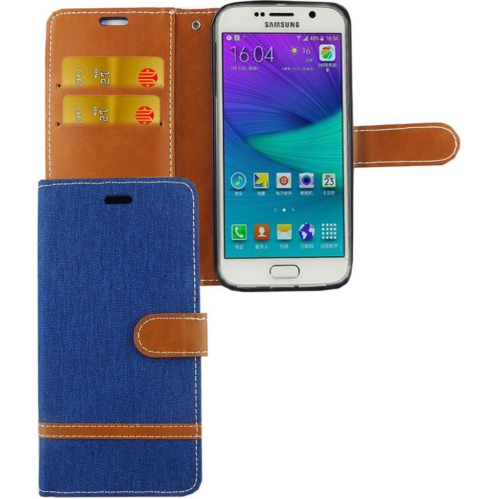 König Design Hülle Handy Schutz für Samsung Galaxy S6 Case Cover Tasche Wallet Etui Bumper (Samsung Galaxy S6), Smartpho...