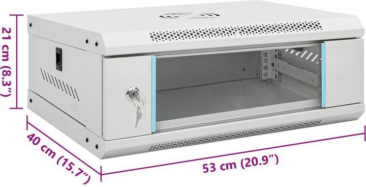 Produktbild vidaXL Lanzo (4 HE, 19 Zoll Rack)