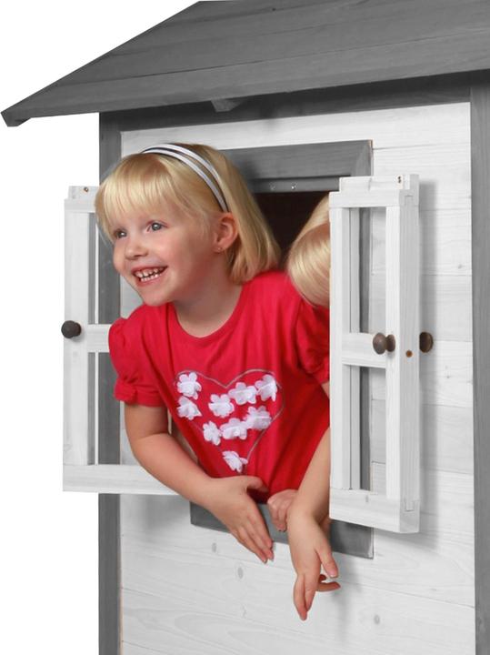 Actual product image Axi Lodge XL Playhouse Classic - Purple Slide