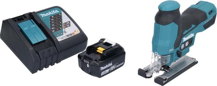 Actual product image Makita DJV 185 RF1 Battery Pendulum Hoist Jigsaw 18 V Brushless + 1x Battery 3,0 Ah + Charger