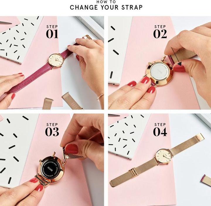 Actual product image Cluse Strap 16 mm (16 mm, Leather)