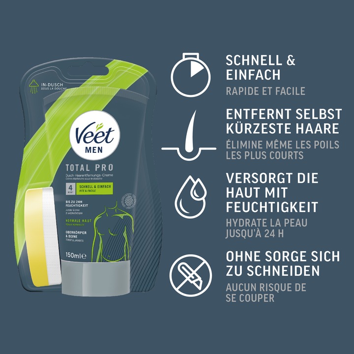 Image du produit Veet Gel d'épilation sous la douche (150 ml, 1 x, 190 g)