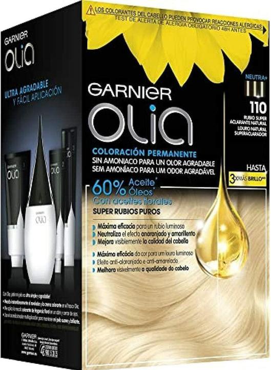 Immagine prodotto Garnier OLIA coloración permanente #110 rubio super aclarante 4 pz (110 rubio super aclarante)