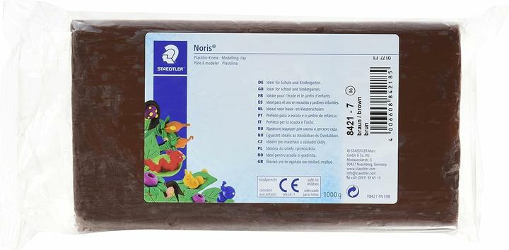 Staedtler Plasticine boetseerklei 1kg bruin Noris