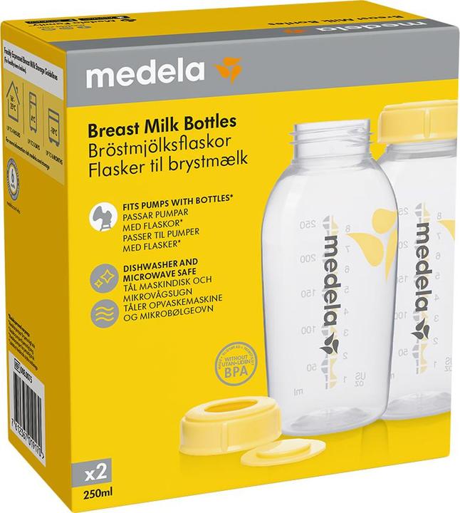 Produktbild Medela Color bottle 250 ml, 2 pieces (ME0154) (250 ml)