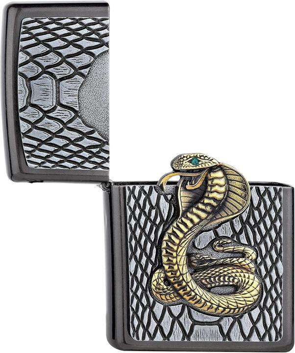 Actual product image Zippo Cobra emblem