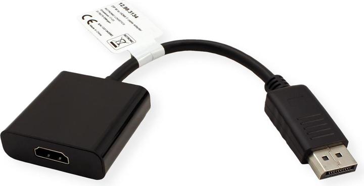 Produktbild Value Adapterkabel DP - HDMI ST/BU (HDMI, 15 cm)