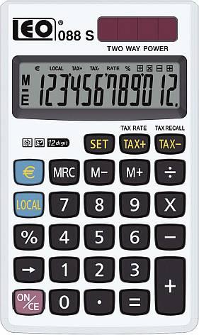 Leo Calculator 088S (Batteries, Solar cells)