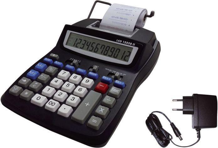 Produktbild Leo Tischrechner druckend LEO-1222E II (Batterien, Netzbetrieb)