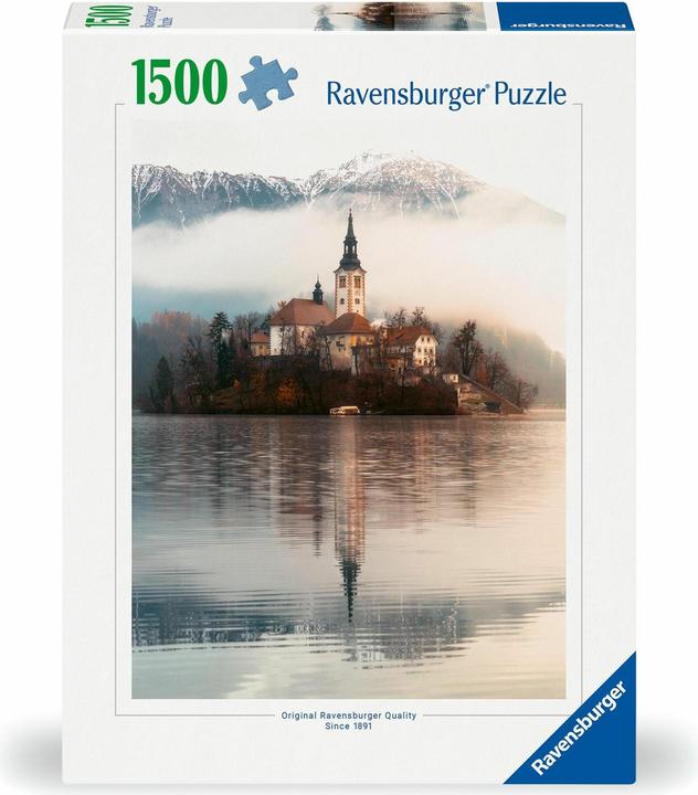 Actual product image Ravensburger The Island of Desires, Bled, Slovenia (1500 pieces)