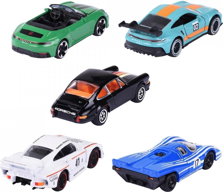 Immagine prodotto Majorette Porsche 5 pezzi confezione regalo