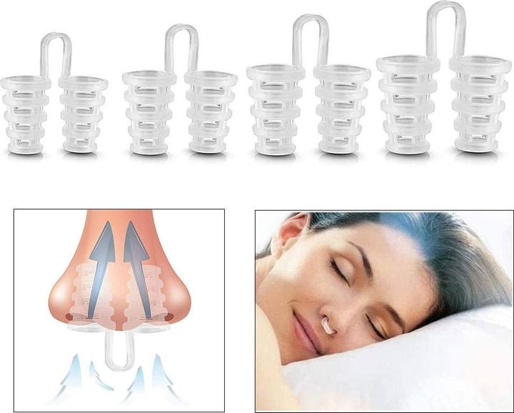 Produktbild Stride Anti-Schnarch Nasenspreizer, 4er Set, Schnarchstopper Nasenbelüfter