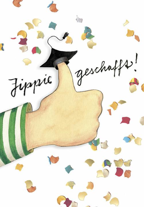 Image du produit Doppelkarte. Jippie geschafft