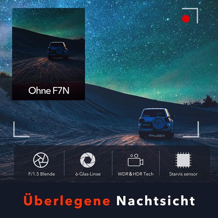 Produktbild Redtiger F7N 4K Dashcams mit WiFi