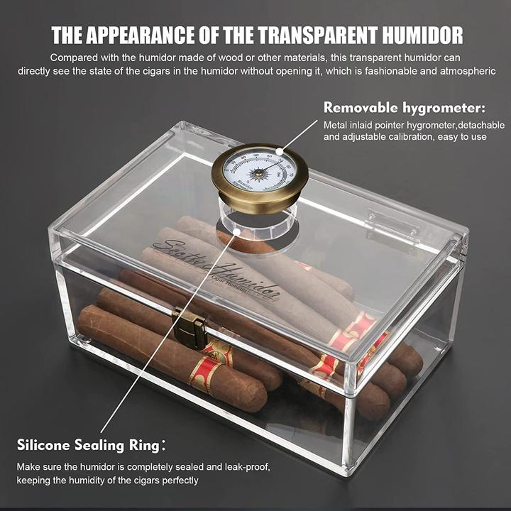 Immagine prodotto Scotte Humidor Humidor per sigari in acrilico (20)