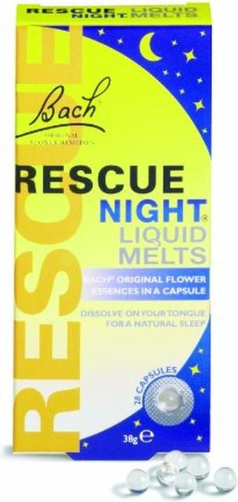 Produktbild Bach Rescue Rescue Night Liquid Melts Alcohol-Free 28 Capsules