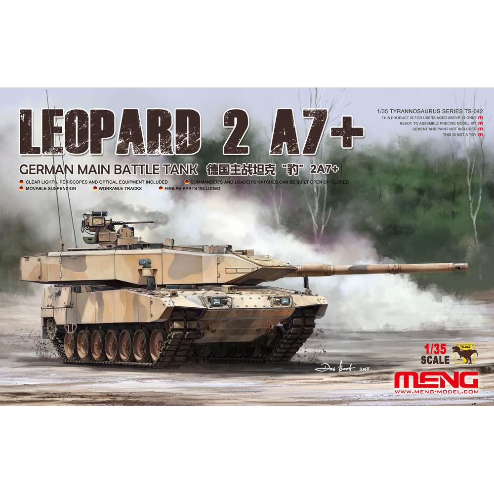 Meng-Model German Main Battle Tank Leopard 2A7+