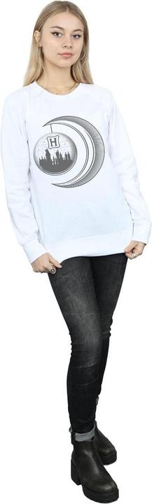 Actual product image Womens/Ladies Hogwarts Moon Sweatshirt (L)