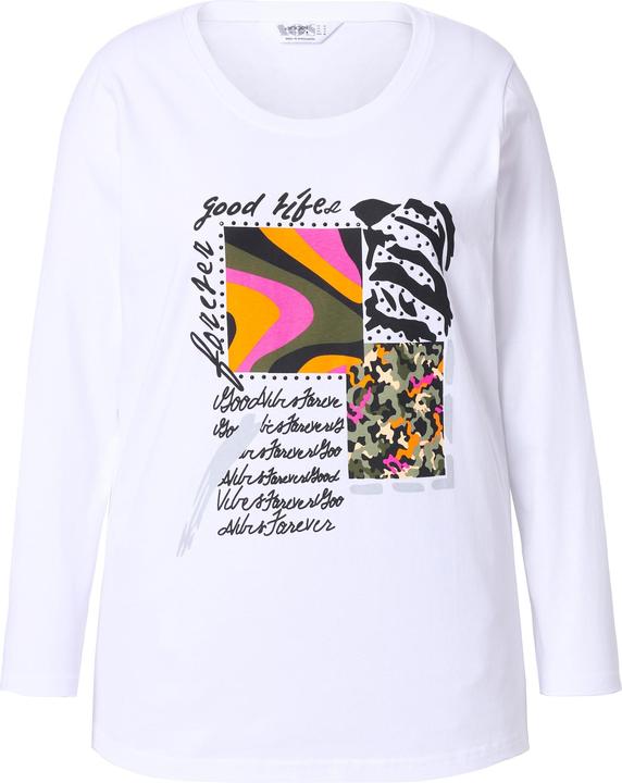 Produktbild Angel of Style T-Shirt, Patch-Print, Langarm (46)