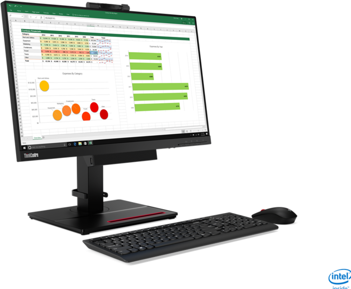 Actual product image Lenovo ThinkCentre (1920 x 1080 pixels, 23.80")