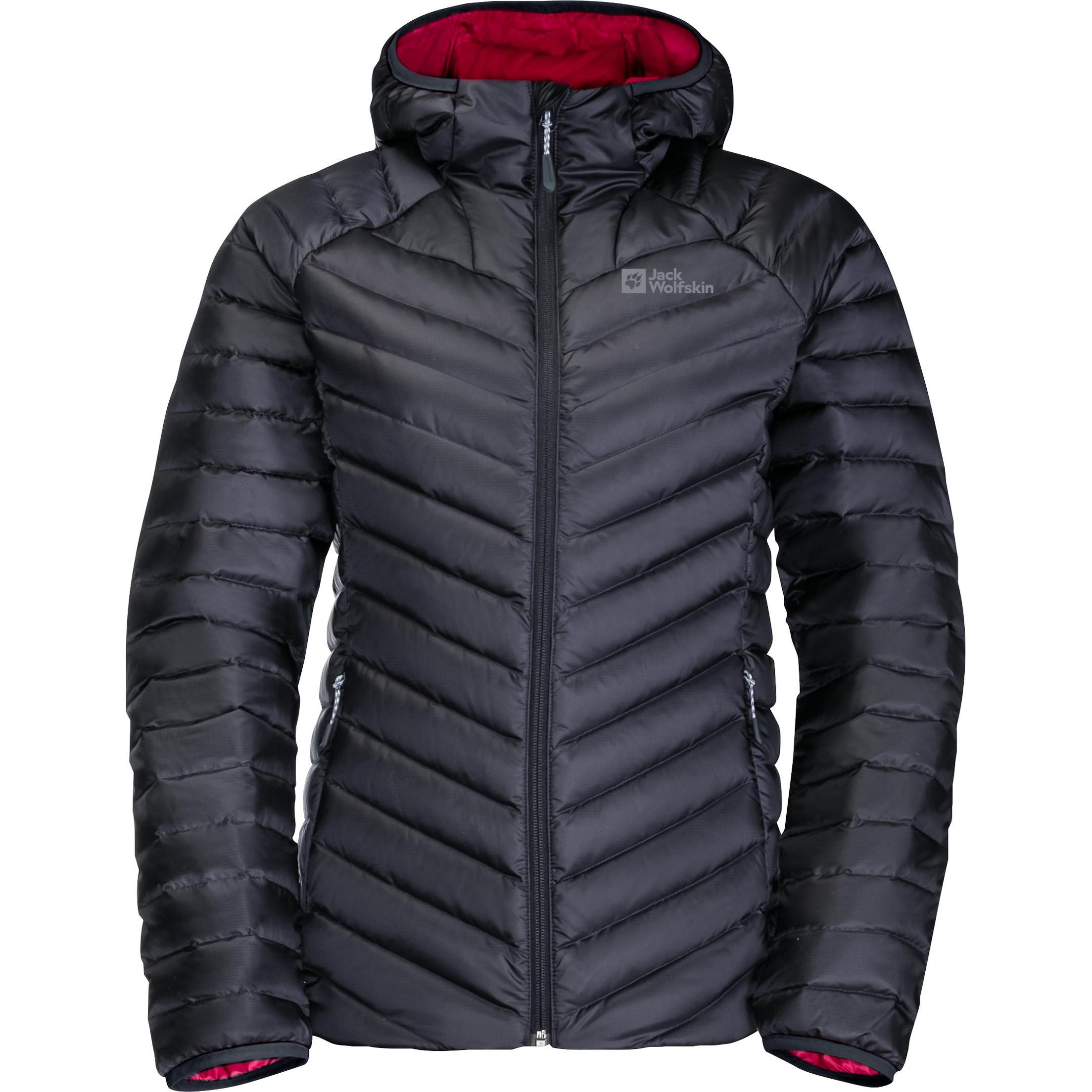 Jack Wolfskin, Damen, Jacke, Passamani Down Hoody W (M), Schwarz, M