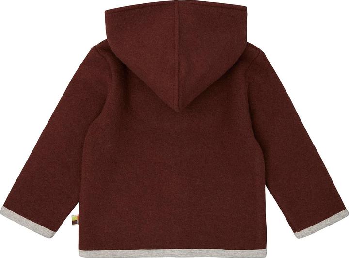 Actual product image loud + proud Wool fleece jacket with hood (80)