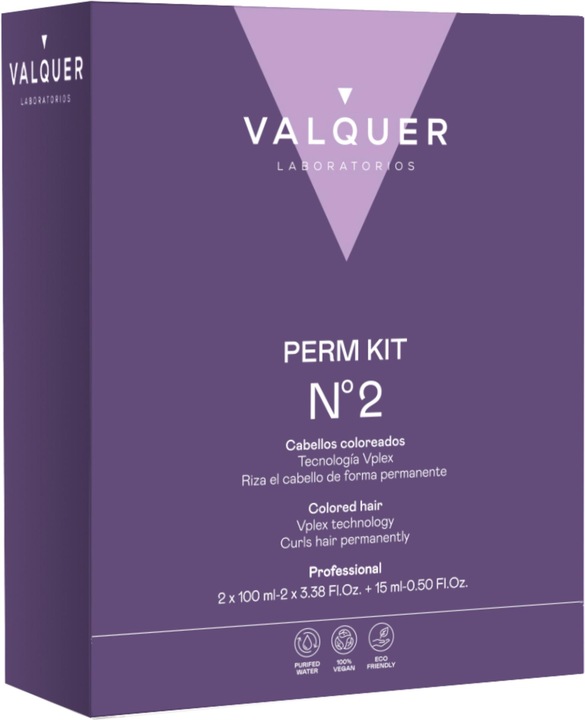 Actual product image Valquer 210ml Perm Kit for Colored Hair