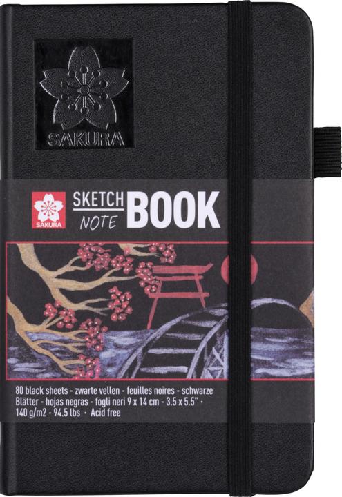 Immagine prodotto Sakura Sketch Notebook A6 Schwarz Hochformat (A6)