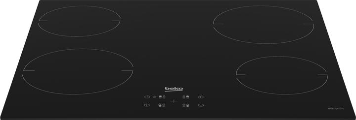 Actual product image Beko HII64401QT Hob Black Integrated 60 cm zone induction hob 4 zone(s) (59 cm, Induction hob)