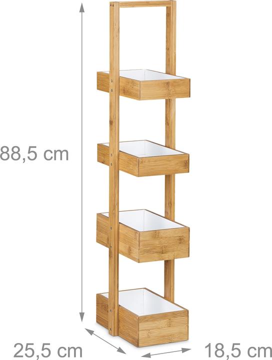 Produktbild Relaxdays Bastian (25.5 x 18.5 x 88.5 cm)