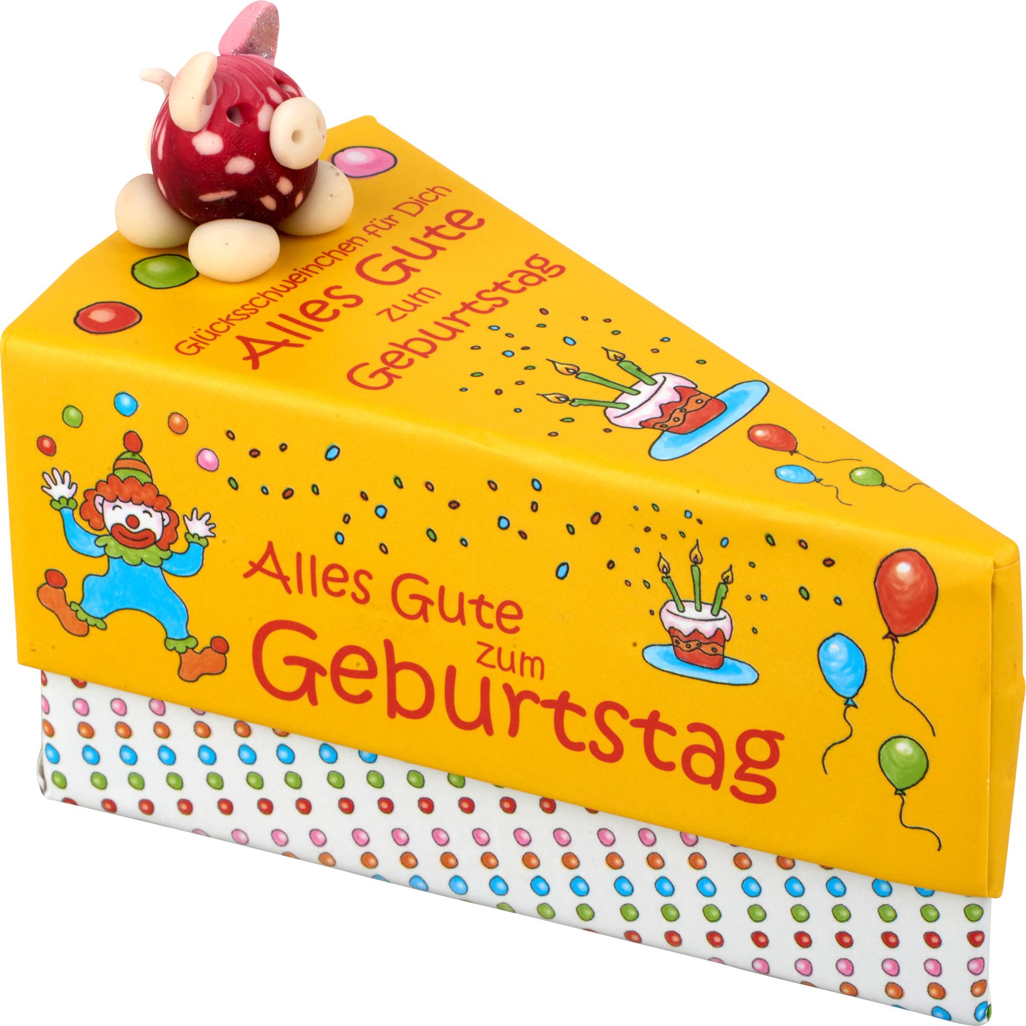 Hergo Tortenstück für Geldgeschenk "Alles gute zum Geburtstag" (1x) (8708)