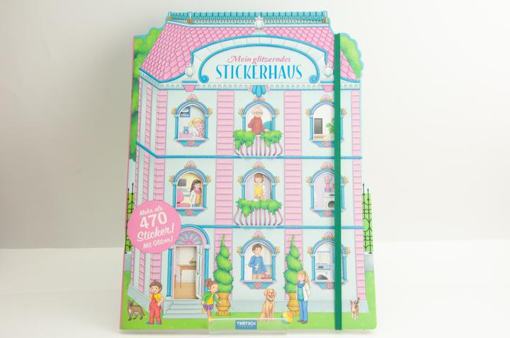 Actual product image Sticker House Topmodels 23x31 cm 24 pages