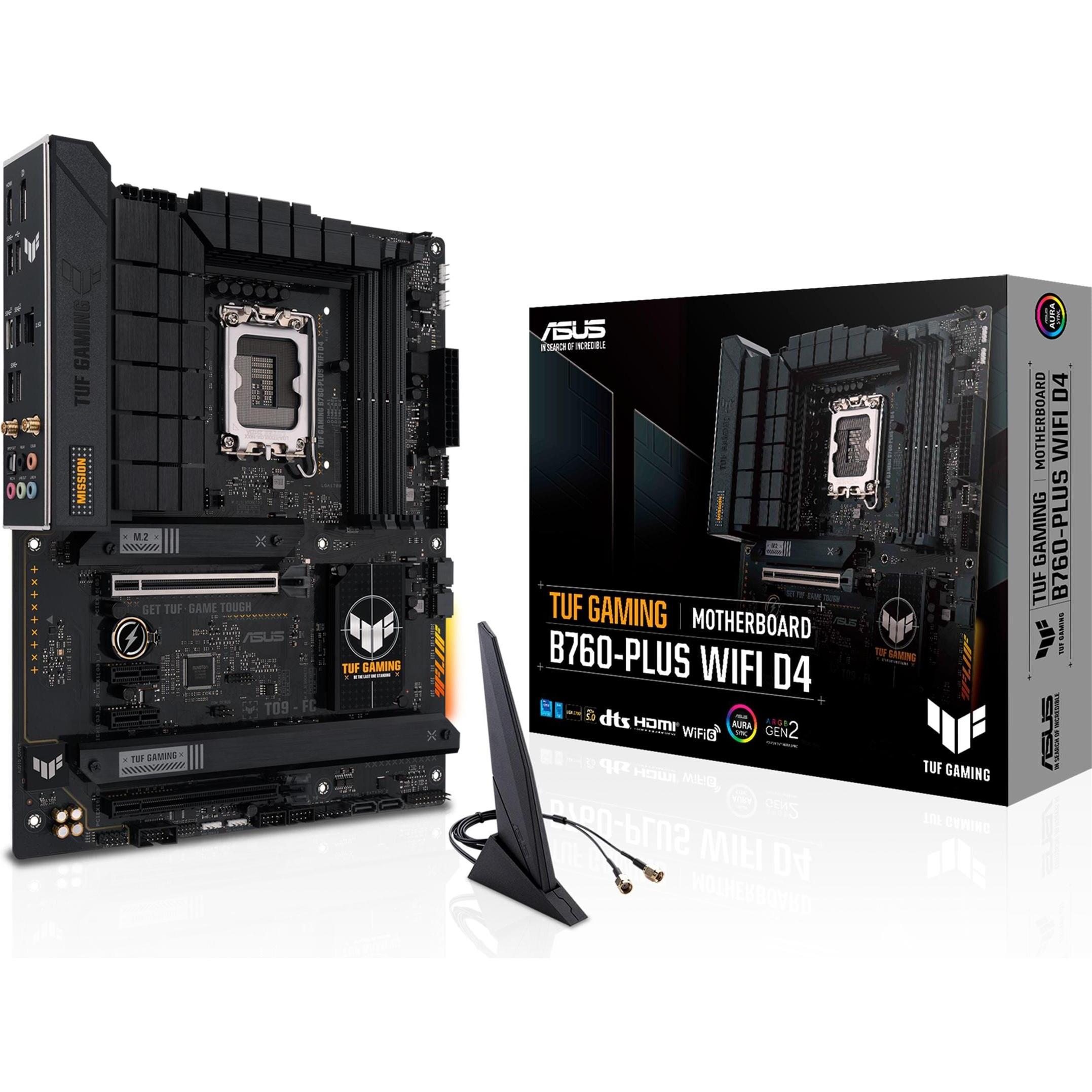 ASUS TUF GAMING B760-PLUS WIFI D4 (LGA 1700, Intel B760, ATX), Mainboard