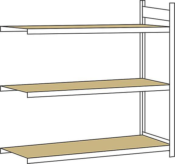 Produktbild Schulte Lagertechnik Anbauregal WS 2000 mit Spanplatten