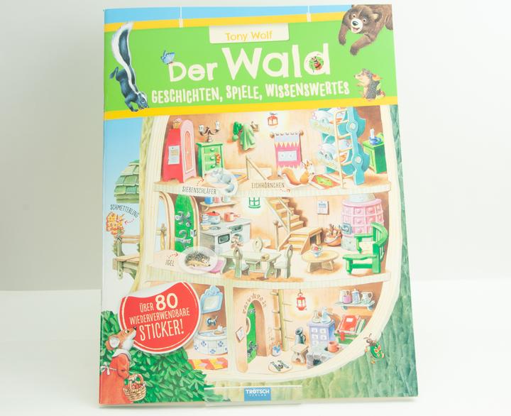 Produktbild Stickerbuch der Wald Geschichten Spiele Wissenswertes