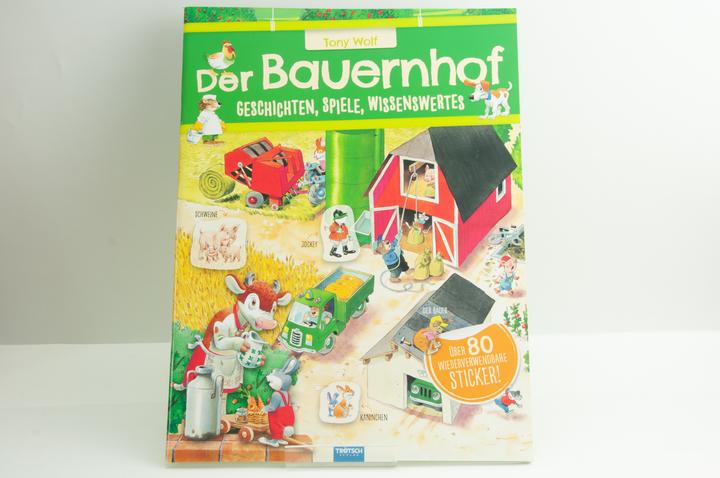 Produktbild Stickerbuch der Bauernhof Geschichten Spiele Wissenswertes